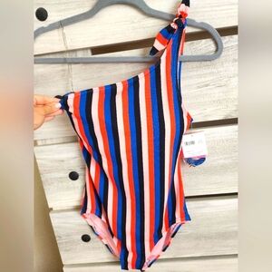 Kate Spade one piece one shoulder bathing suit. NWT
